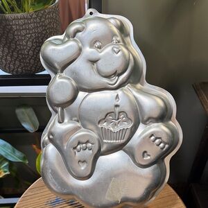 Vintage 1983 Care Bears Aluminum Cake Mold